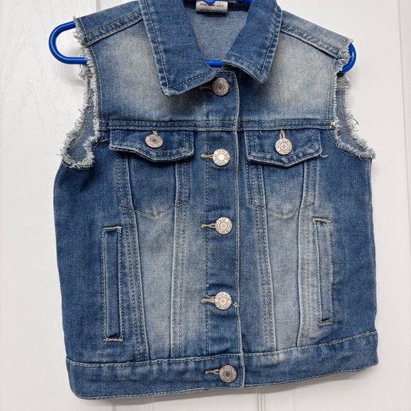 Soho Blue Girls Blue Denim Vest - Picture 2 of 5
